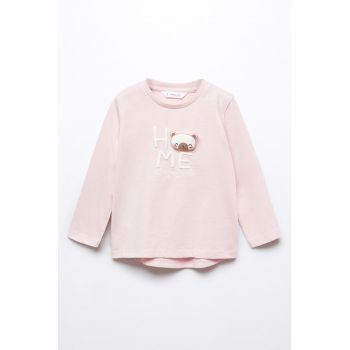 Bluza de bumbac cu detalii texturate Home