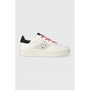 Desigual sneakers culoarea alb, 23WSKP08.1000