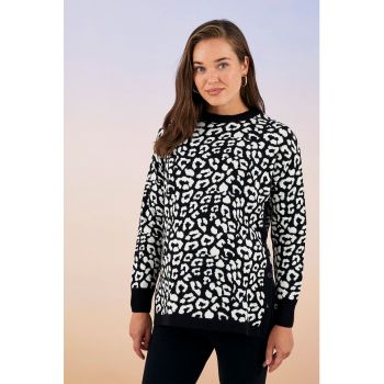 Pulover cu animal print - pentru gravide