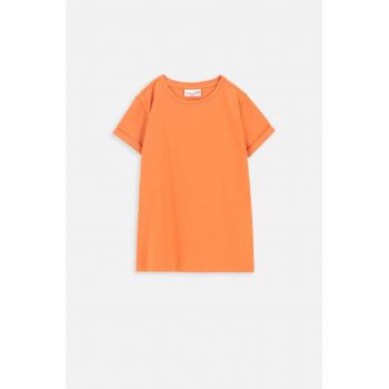 Coccodrillo tricou copii culoarea portocaliu, neted