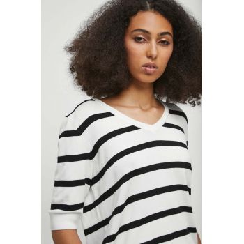 Medicine tricou femei, culoarea alb