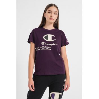 Tricou cu imprimeu logo la reducere