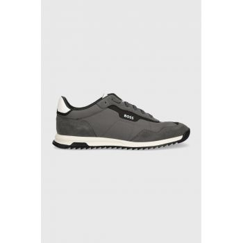 BOSS sneakers Zayn culoarea gri, 50498891