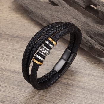 Bratara barbati , BT19, Negru