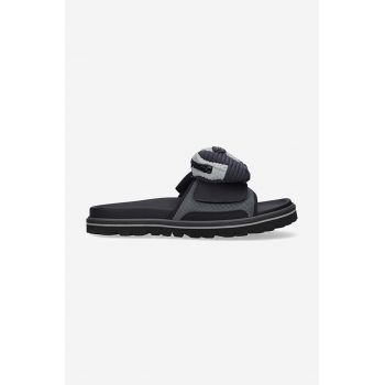 Iceberg papuci Buty Iceberg BOX NE 1504 ANTRACITE barbati, culoarea negru