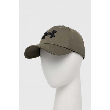 Under Armour sapca culoarea verde, cu imprimeu