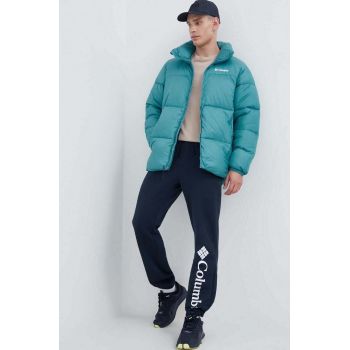 Columbia geacă M P￬t II Jacket bărbați, culoarea turcoaz, de iarnă 2025821 ieftina