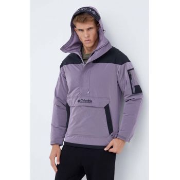 Columbia geaca barbati, culoarea violet, de tranzitie