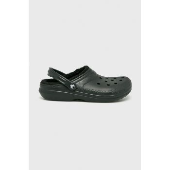 Crocs - Papuci 203591.CLASSIC.LINED-NAVY/CHARC