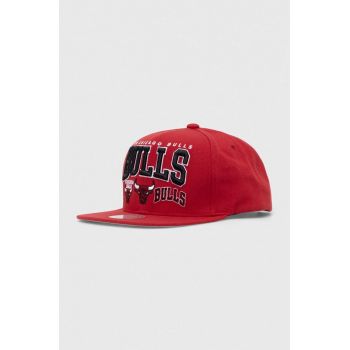 Mitchell&Ness sapca CHICAGO BULLS culoarea rosu, modelator ieftina