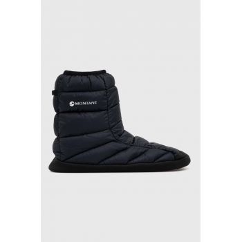 Montane papuci de casa culoarea negru ieftini de firma originali