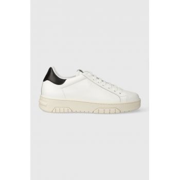 Off Play sneakers din piele FIRENZE culoarea alb, FIRENZE 1 nWHITE BLACK