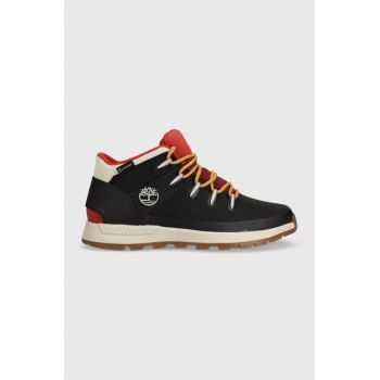 Timberland pantofi Sprint Trekker Mid Fab WP barbati, culoarea negru, TB0A61QG0151 ieftine