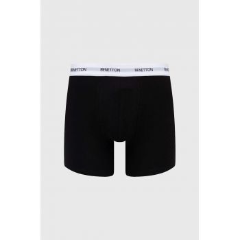 United Colors of Benetton boxeri barbati, culoarea negru ieftini