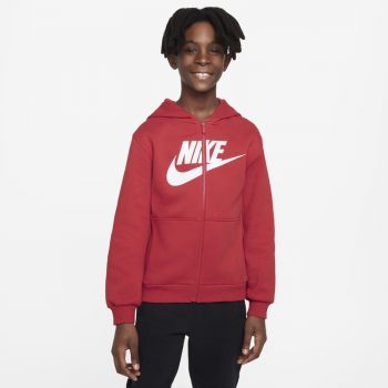 Bluza cu Fermoar Nike K Nsw Club fleece hoodie full zip LS HBR