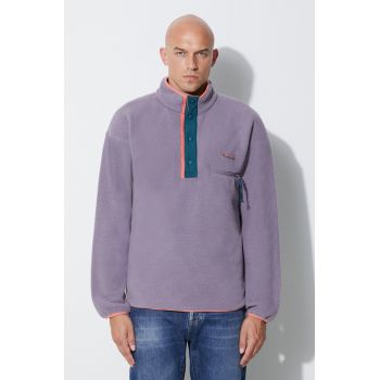 Columbia bluză Helvetia bărbați, culoarea violet, uni 1889853 ieftin