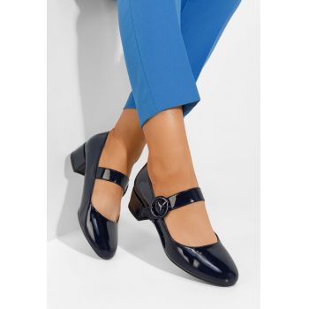 Pantofi cu toc mic Adevana navy