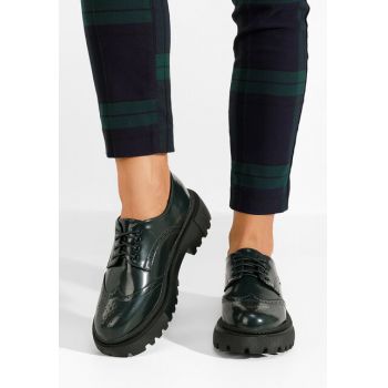 Pantofi dama brogue Sidoma negri