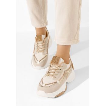 Sneakers dama Livena bej