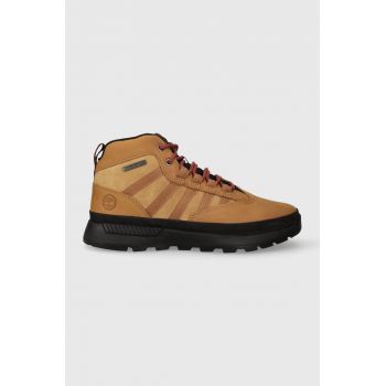 Timberland pantofi Euro Trekker Mid Leather barbati, culoarea galben, TB0A62CR2311 ieftine