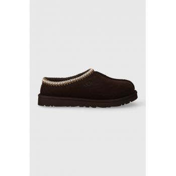 UGG papuci din piele intoarsa Tasman culoarea maro, 5950