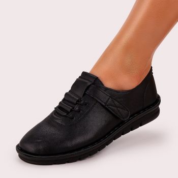 Pantofi Casual Sport Dama Negri Cu Arici Hefte la reducere