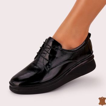 Pantofi Casual Sport Dama Negri Piele Naturala Frya de firma originali