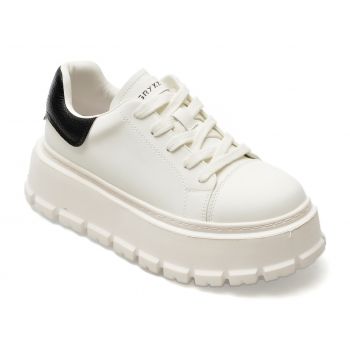 Pantofi GRYXX albi, A9227, din piele naturala de firma originala