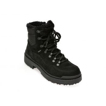 Ghete GEOX negre, D36UPD, din material textil