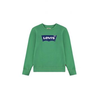 Levi's bluza copii culoarea verde, cu imprimeu
