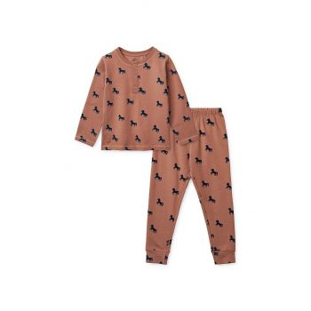 Liewood pijamale de bumbac pentru copii culoarea roz, modelator ieftine