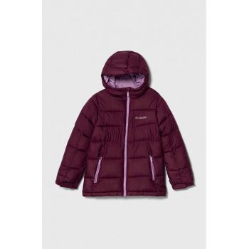 Columbia geaca copii U Pike Lake II Hdd Jacke culoarea bordo