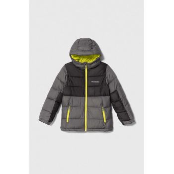 Columbia geaca copii U Pike Lake II Hdd Jacke culoarea gri de firma originala