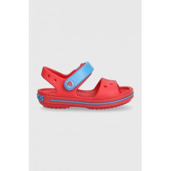 Crocs sandale Crocband 12856 culoarea rosu 12856.CROCS.CROCBAND.SA-b.pi.can.p ieftine