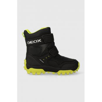 Geox cizme de iarna pentru copii J36FRC 0FUCE J HIMALAYA B ABX culoarea negru