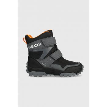 Geox cizme de iarna pentru copii J36FRC 0FUCE J HIMALAYA B ABX culoarea negru