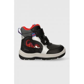 Geox incaltaminte de iarna B363VA 054FU B FLANFIL B ABX culoarea negru ieftina