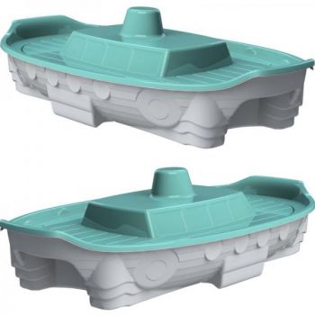 Cutie pentru nisip MyKids grey-turquoise 033554