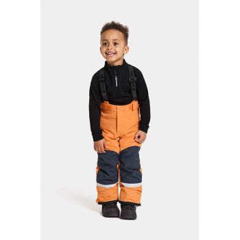 Didriksons pantaloni de schi pentru copii IDRE KIDS PANTS culoarea portocaliu