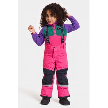 Didriksons pantaloni de schi pentru copii IDRE KIDS PANTS culoarea roz de firma originali