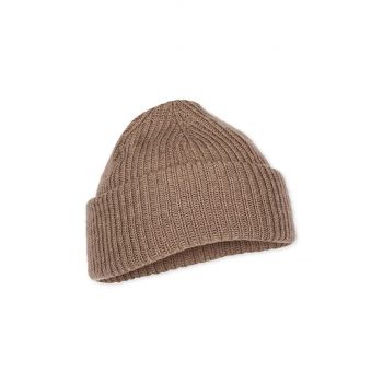 Konges Sløjd șapcă de lână pentru copii culoarea bej, de lana de firma originala