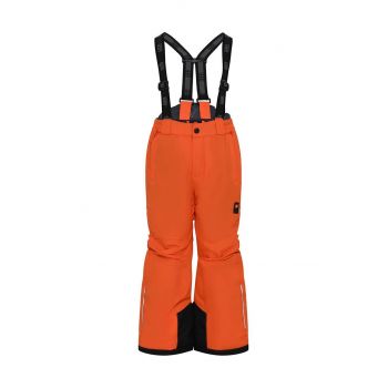 Lego pantaloni de schi pentru copii culoarea portocaliu