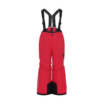 Lego pantaloni de schi pentru copii culoarea rosu
