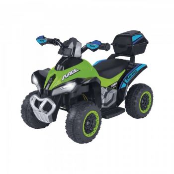 ATV electric pentru copii de teren Globo Quad 6V verde cu albastru ieftina