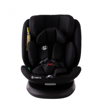 Scaun auto Diamond Deluxe i-Size Buf Boof cu Isofix rotativ 360 grade Top Tether 40-150 cm BlackJeans la reducere