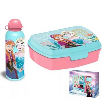 Set cutie sandwich si recipient lichide aluminiu 500ml SunCity Frozen Spirit EWA50009FR