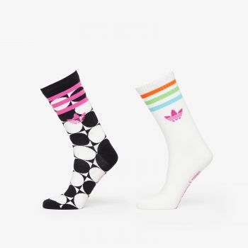 adidas x RICH MNISI Pride Sock 2-Pack Black/ Off White la reducere