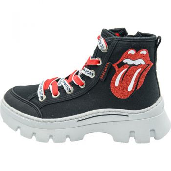 Adidasi Pantofi sport femei Skechers Street x The Rolling Stones Roadies Surge 177967BKRD