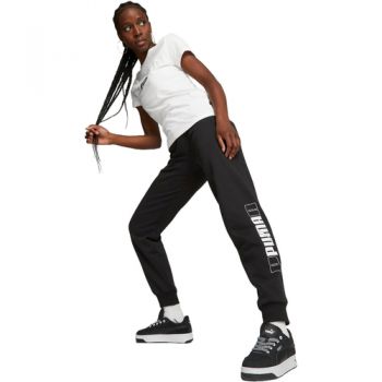 Pantaloni femei Puma Logo Printed Elastic Waist Active Joggers 67595601