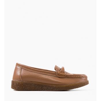 Pantofi Casual Pedikan Camel